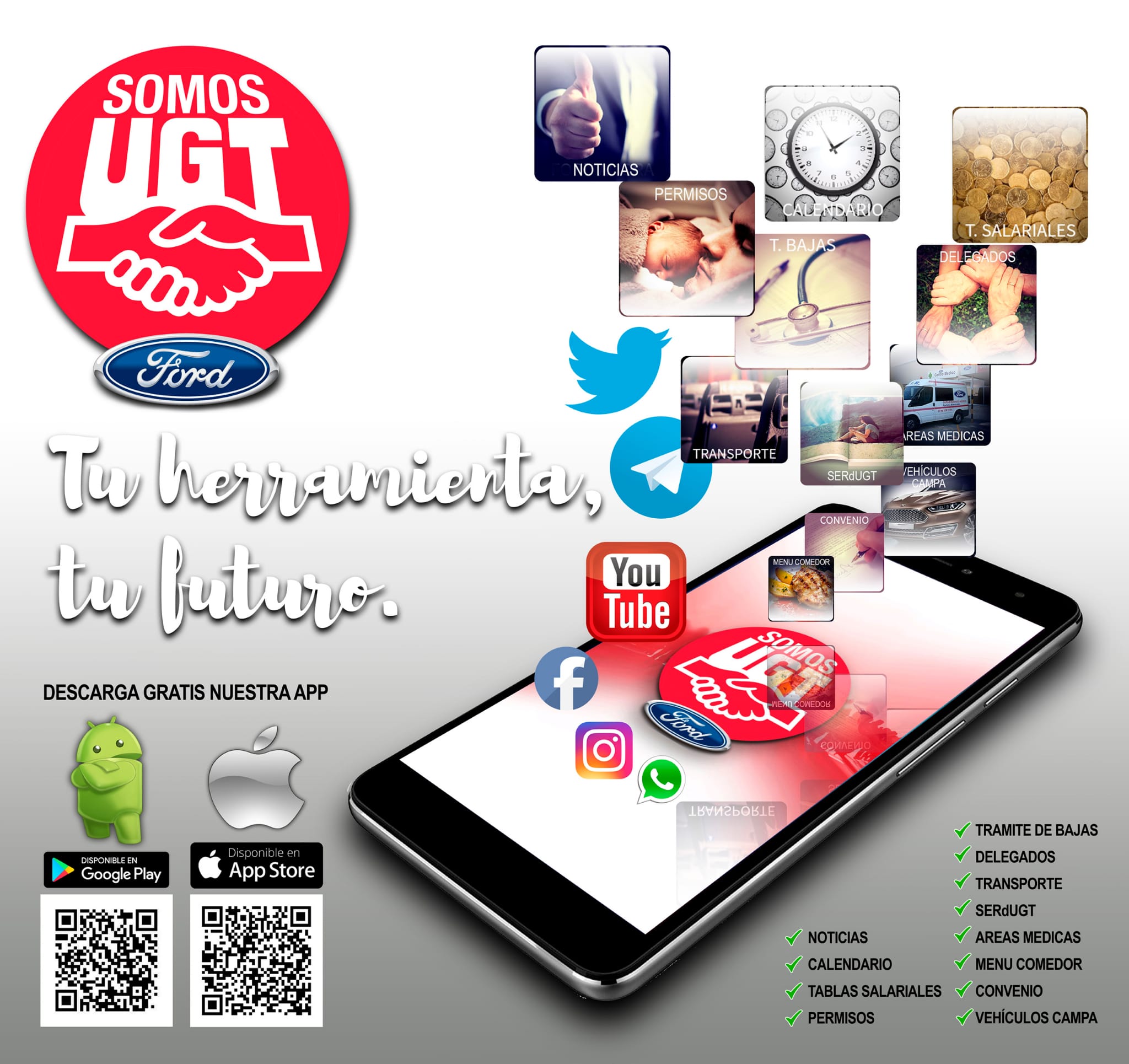 Descarga tu App UGT Ford